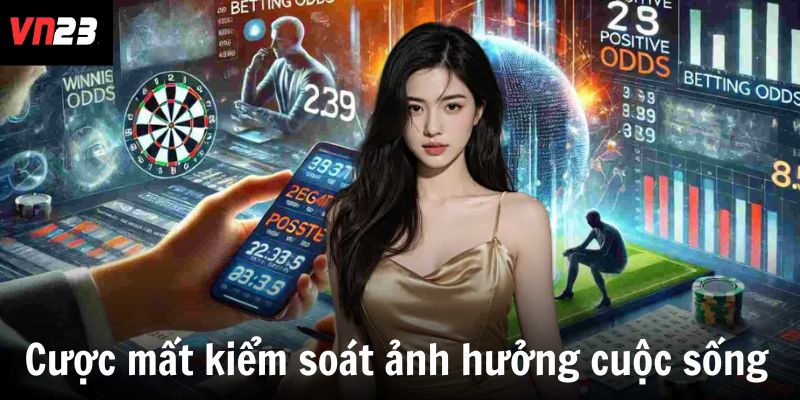 Cược mất kiểm soát ảnh hưởng cuộc sống